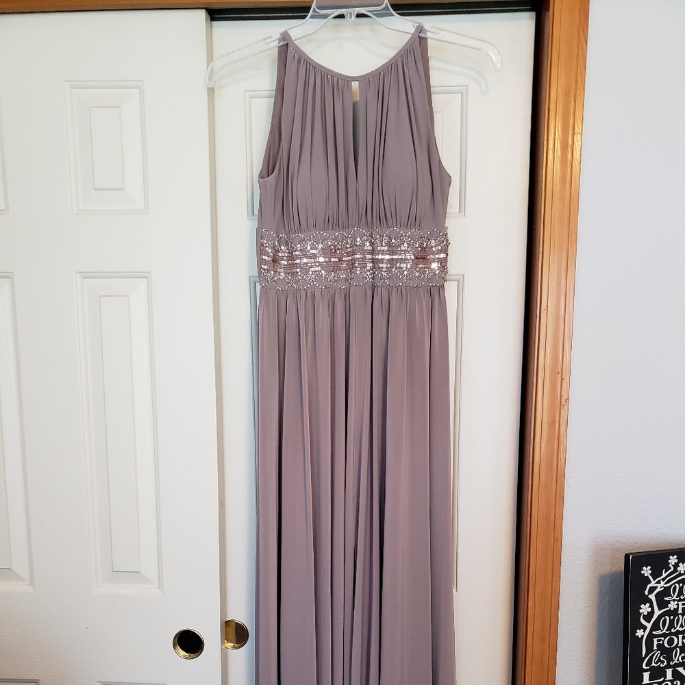 Mauve Formal Gown with Beading